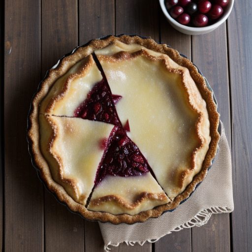 Cranberry Pear Tart recipe image
