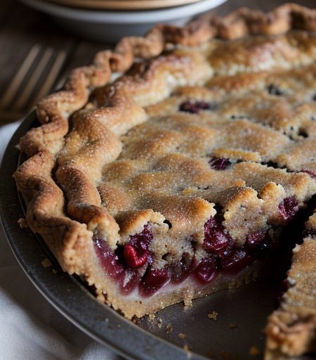 Cranberry Pecan Pie recipe image