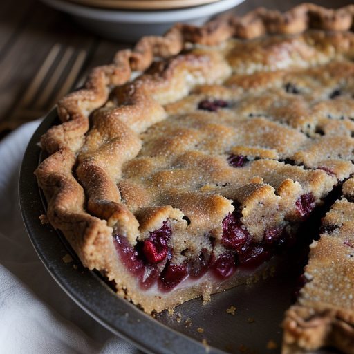 Cranberry Pecan Pie recipe image