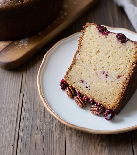 Cranberry-Pecan Pound Cake recipe image