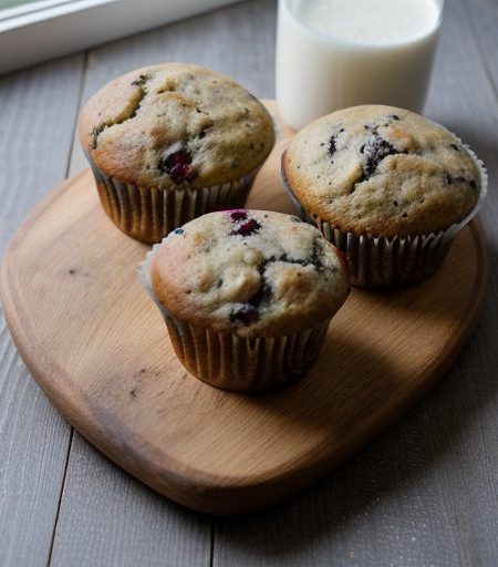 Cranberry Poppy Seed Muffins recipe image