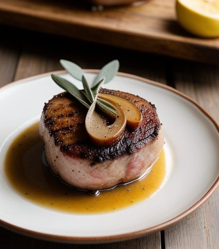 Cranberry Pork Chops W/Turnips recipe image