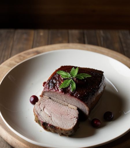 Cranberry Pork Roast recipe image