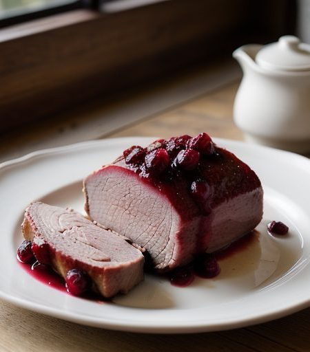Cranberry Pork Roast recipe image