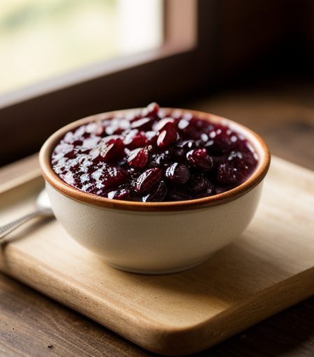 Cranberry-Raisin Sauce recipe image