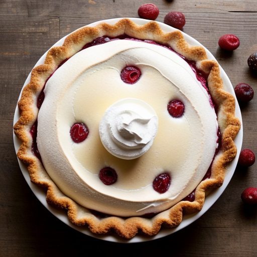 Cranberry - Rasberry Meringue Pie recipe image