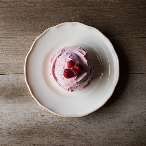 Cranberry Raspberry Ice Cream ** recipe image