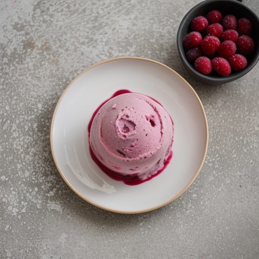 Cranberry Raspberry Ice Cream recipe image
