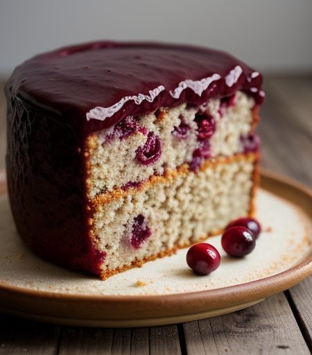 Cranberry Sauce Cake recipe image