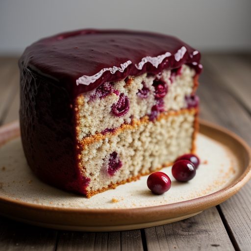Cranberry Sauce Cake recipe image
