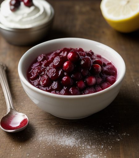 Cranberry Sauce - For Holiday Meringues - DKP recipe image