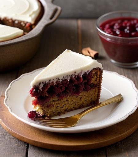 Cranberry Sauce and Carrot Cake recipe image