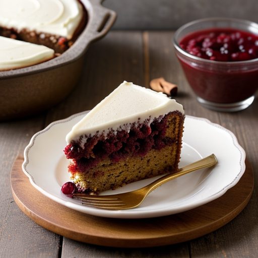 Cranberry Sauce and Carrot Cake recipe image