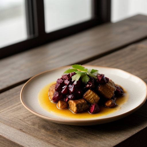 Cranberry Sweet and Sour Pork recipe image