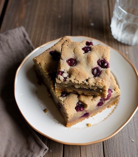 Cranberry Walnut Squares recipe image
