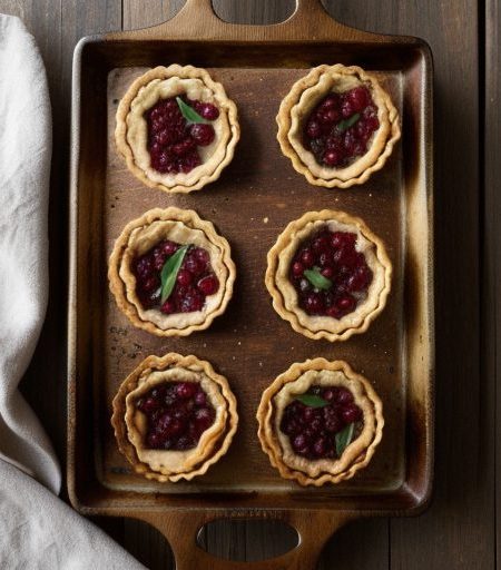 Cranberry Walnut Tartlets recipe image