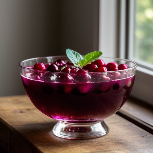 Cranberry Wine Jello Salad recipe image