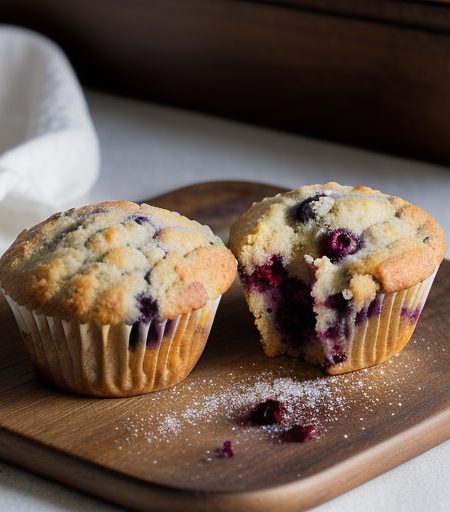 Cranberry or Blueberry Muffins recipe image