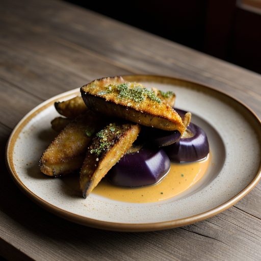 Crawfish Aubergine recipe image