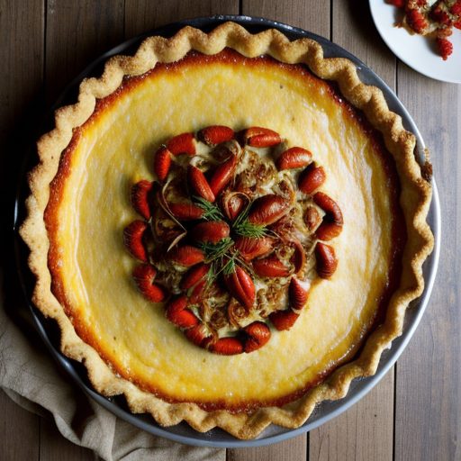 Crawfish & Spicy Cheese Tart recipe image