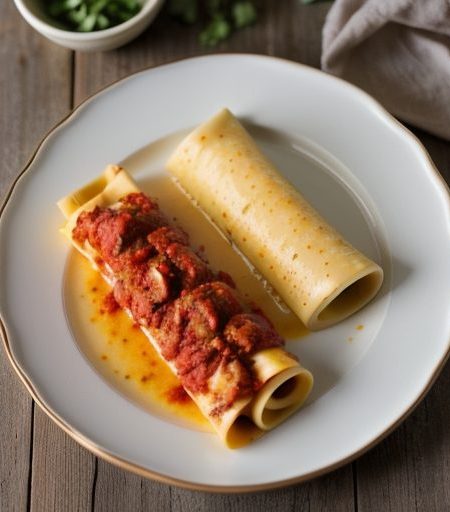 Crawfish Stuffed Manicotti recipe image