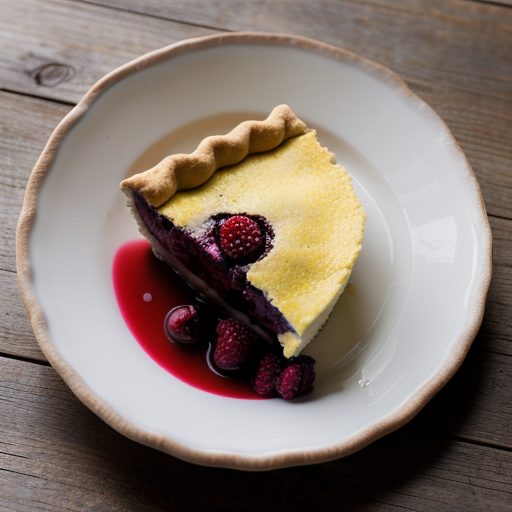 Crazy Berry Blue Pie recipe image