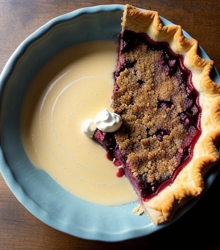 Crazy Berry Blue Pie recipe image