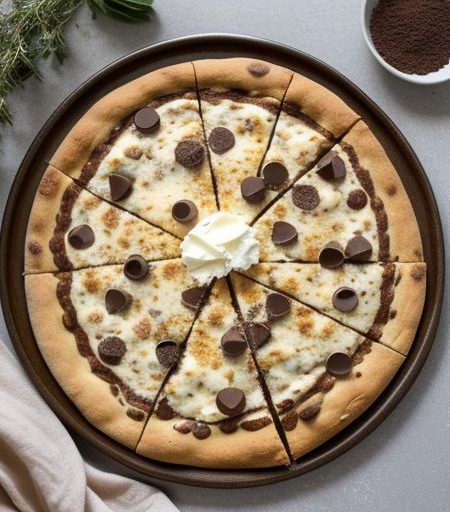 Cream Cheese Chocolate Chip Pizza (Soft recipe image