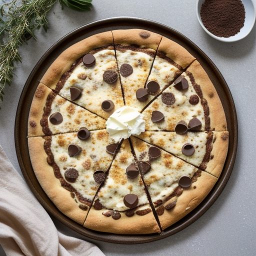 Cream Cheese Chocolate Chip Pizza (Soft recipe image