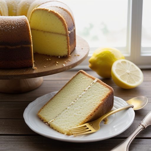 Cream Cheese-Lemon Pound Cake recipe image