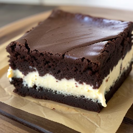 Cream Cheese Swirl Brownies recipe image