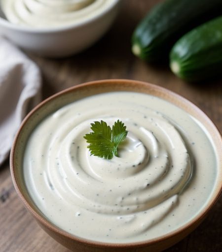 Cream Dressing for Cucumbers recipe image