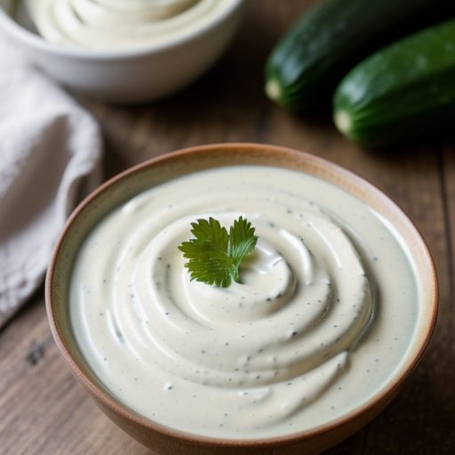 Cream Dressing for Cucumbers recipe image