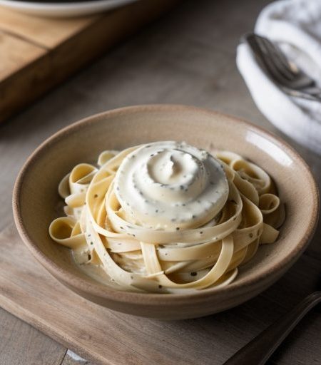 Cream Sauce for Fettuccine Alfredo recipe image