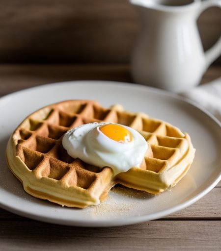 Cream Waffles recipe image
