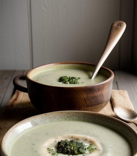 Cream of Broccoli Soup (Robbins recipe image