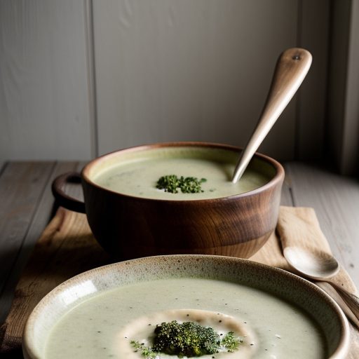 Cream of Broccoli Soup (Robbins recipe image