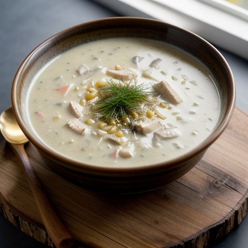 Cream of Chicken Soup With Wild Rice recipe image