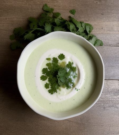 Cream of Cilantro Soup recipe image