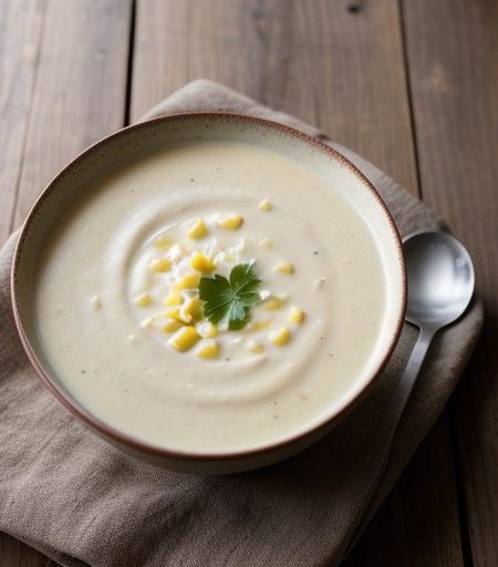 Cream of Corn-Potato Soup  recipe image