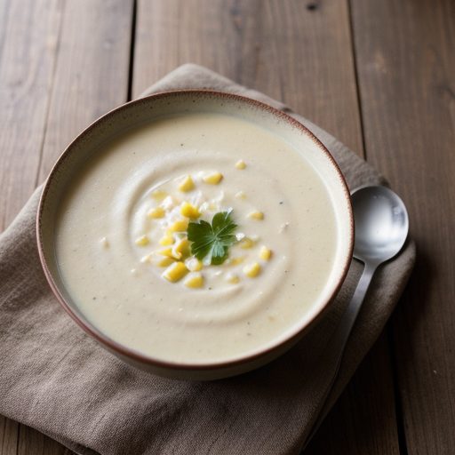 Cream of Corn-Potato Soup  recipe image