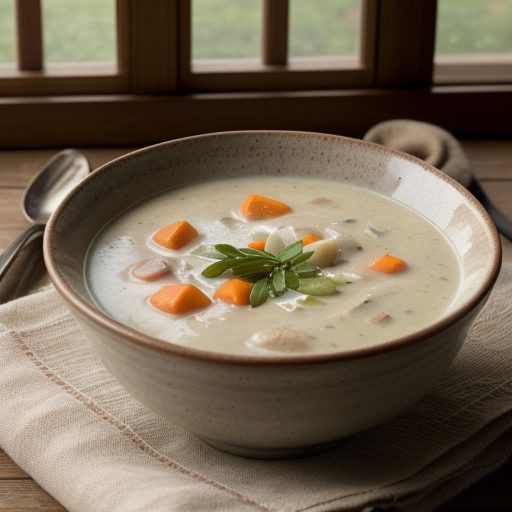 Cream of Fresh Vegetable Soup recipe image