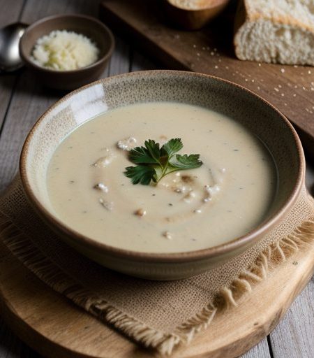 Cream of Garlic Soup - Great Chefs recipe image