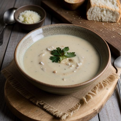 Cream of Garlic Soup - Great Chefs recipe image