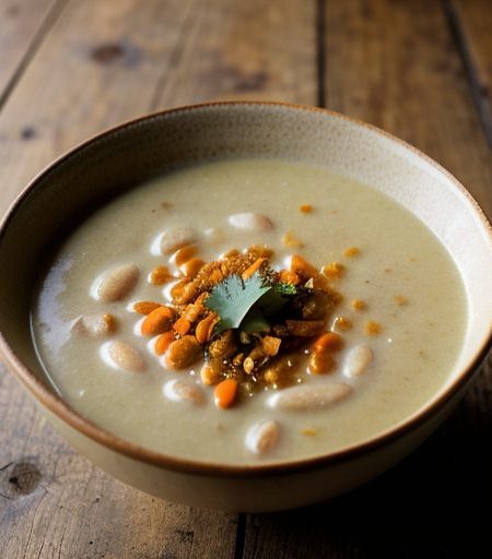Cream of Lima Bean Soup recipe image