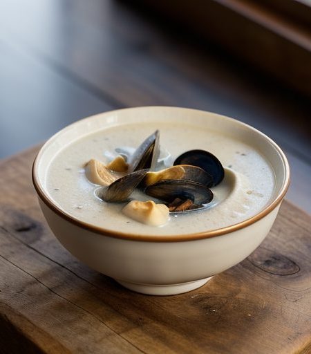 Cream of Mussel Soup recipe image