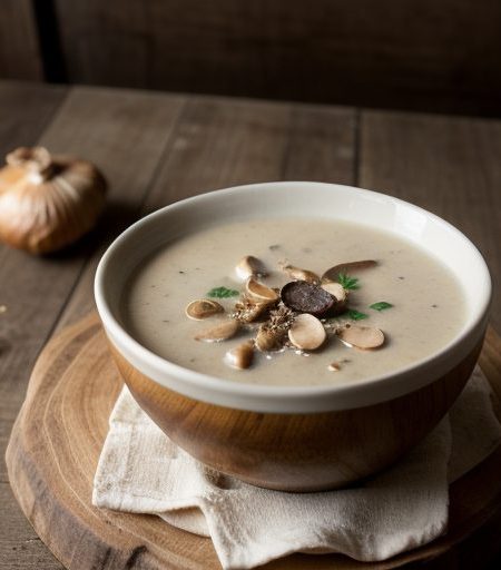 Cream of Shiitake Mushroom Soup recipe image