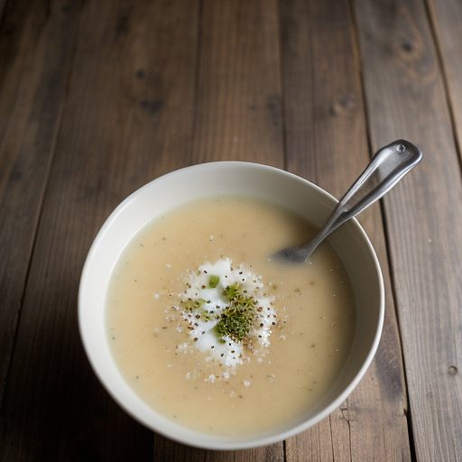 Cream of Walla Walla Sweet Soup With Garlic C recipe image