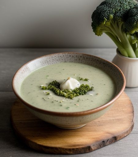 Creamed Broccoli Soup recipe image