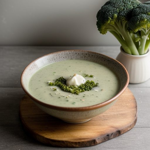 Creamed Broccoli Soup recipe image
